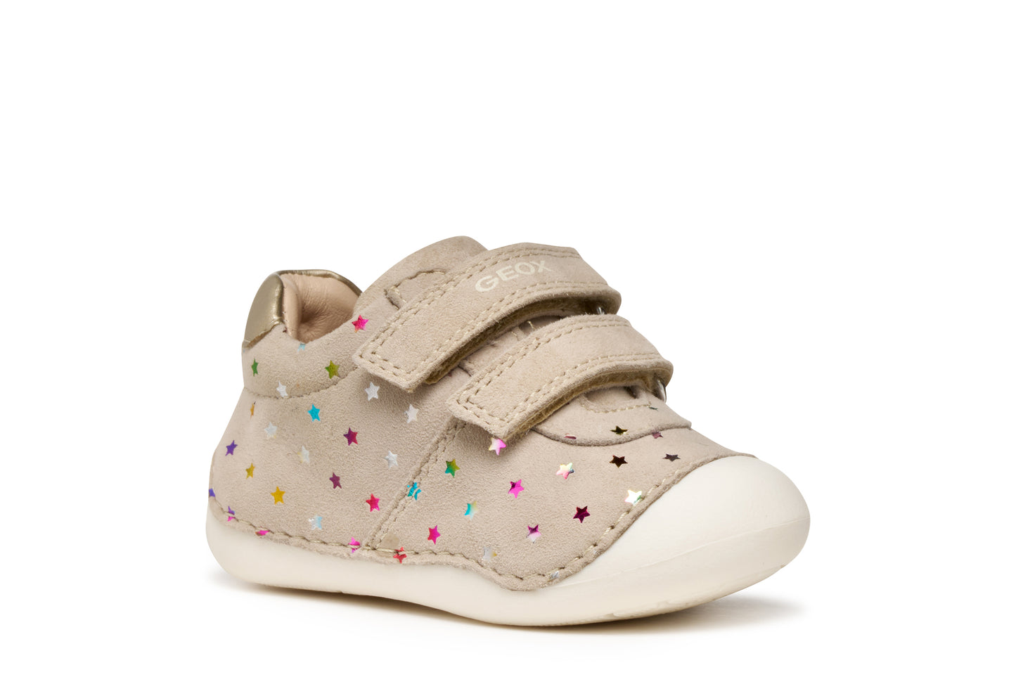 Baby Tutim Girls Beige and Gold Pre Walker