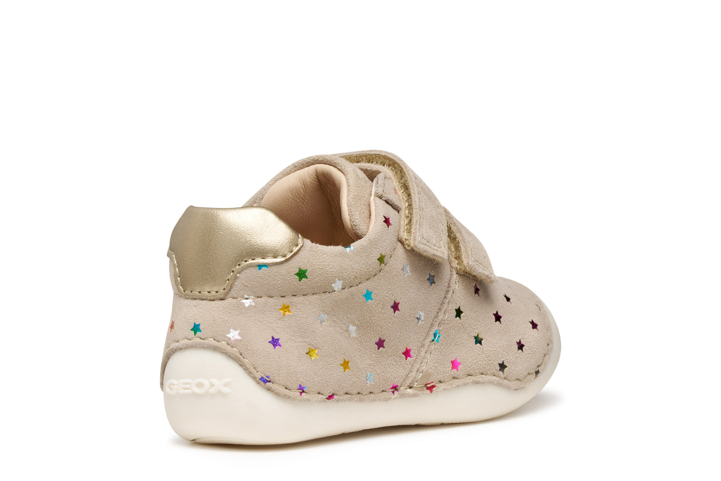 Baby Tutim Girls Beige and Gold Pre Walker