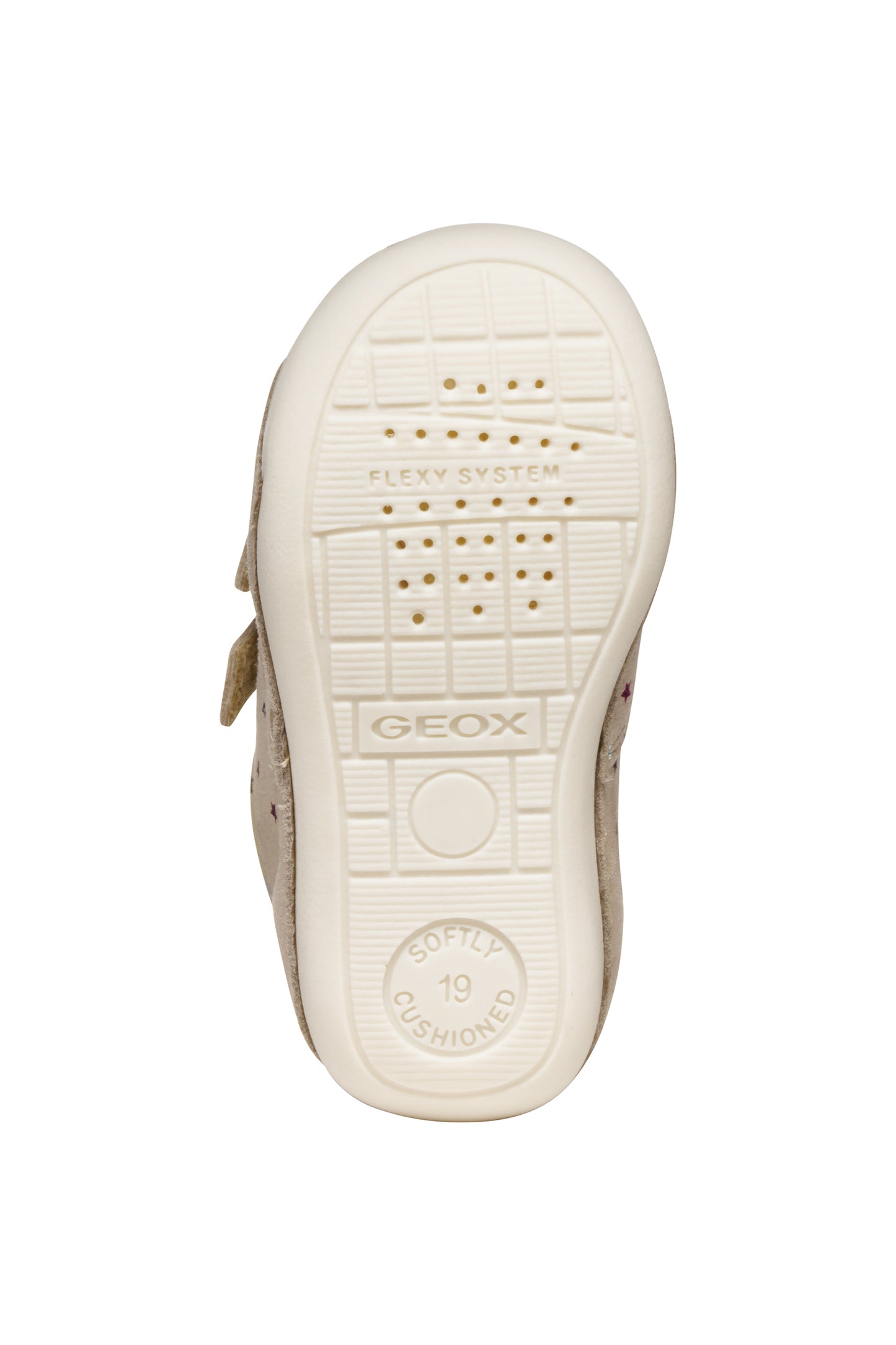 Baby Tutim Girls Beige and Gold Pre Walker