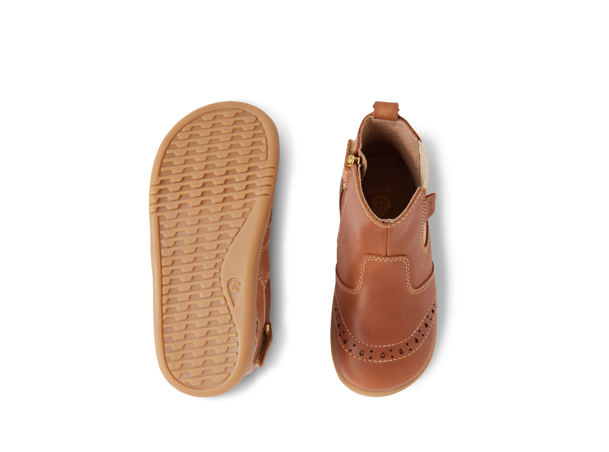 IW Billie Caramel Leather Brogued Jodhpur Boot