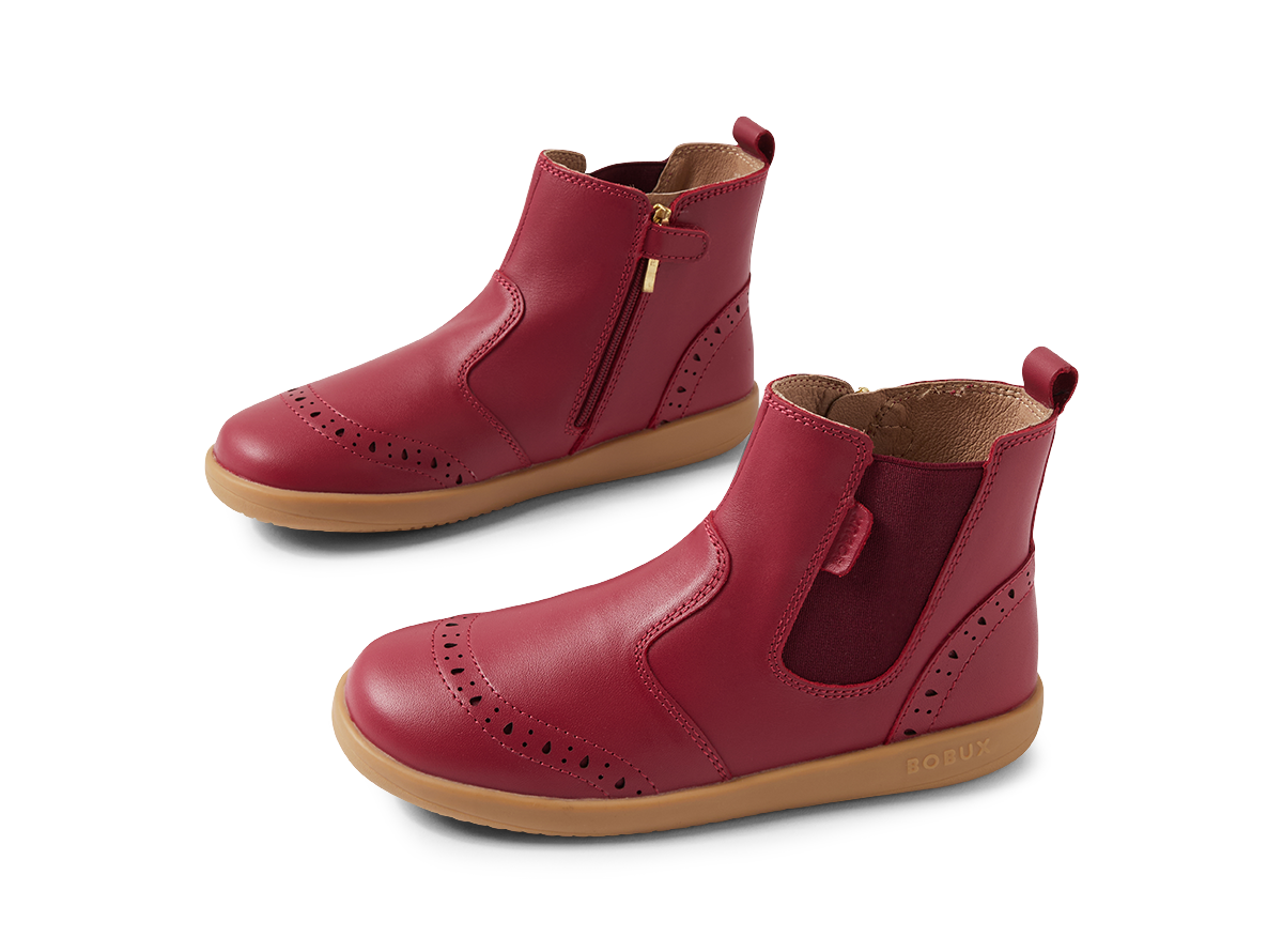 IW Billie Tibetan Red Leather Brogued Jodhpur Boot