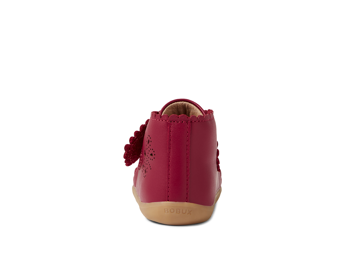 SU Willow Tibetan Red Leather Ankle Boot