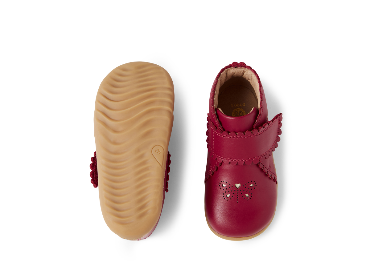 SU Willow Tibetan Red Leather Ankle Boot