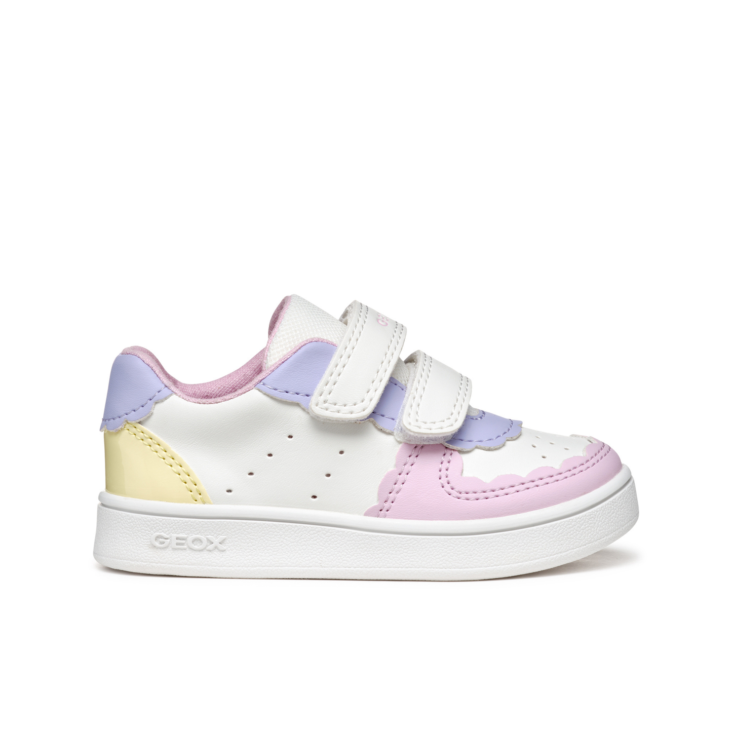 Baby Eclyper White/Pastel Sneaker Style First Shoe