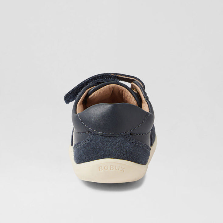 SU Champ Navy Leather First Walking Shoe