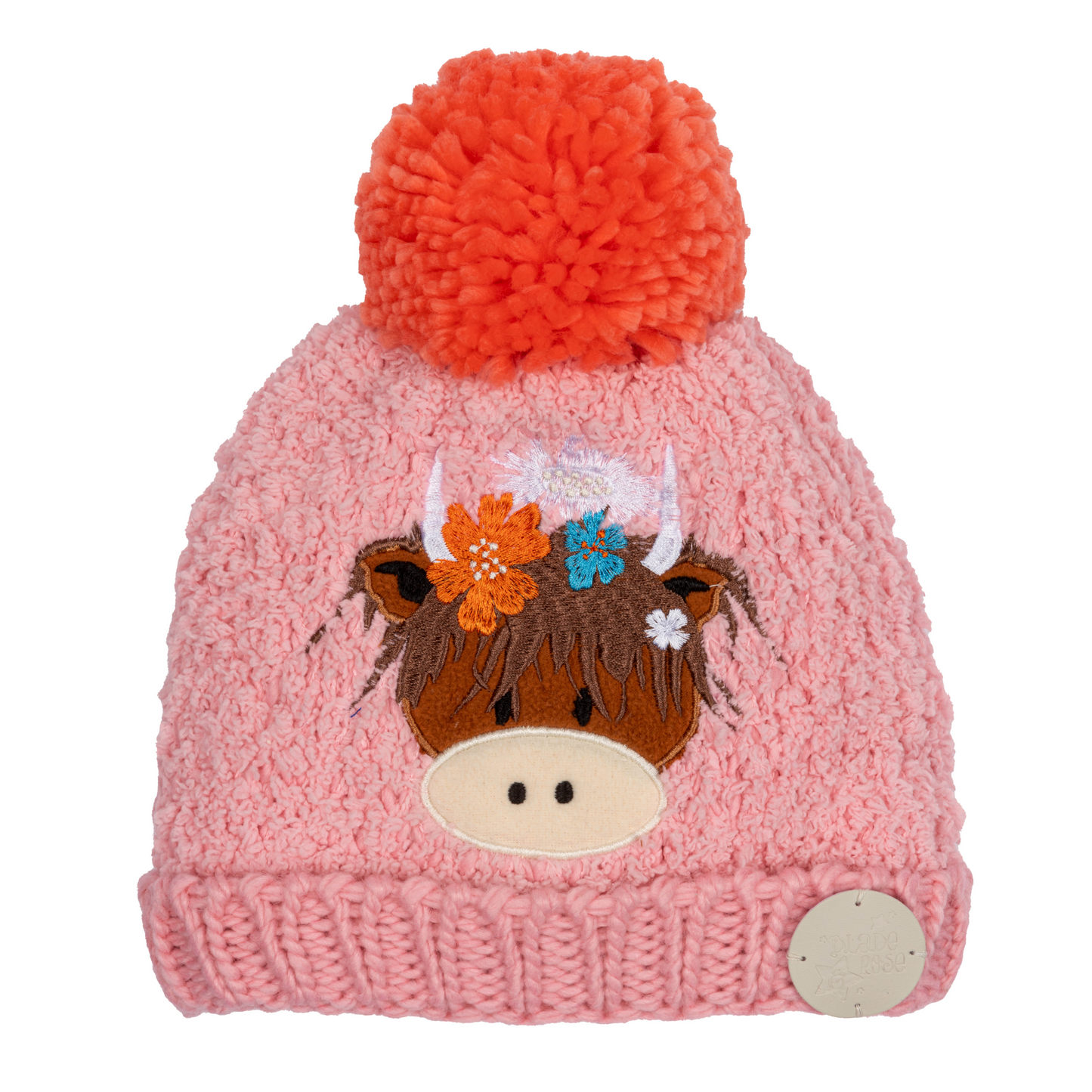 Bonnie Highland Cow Bobble Hat