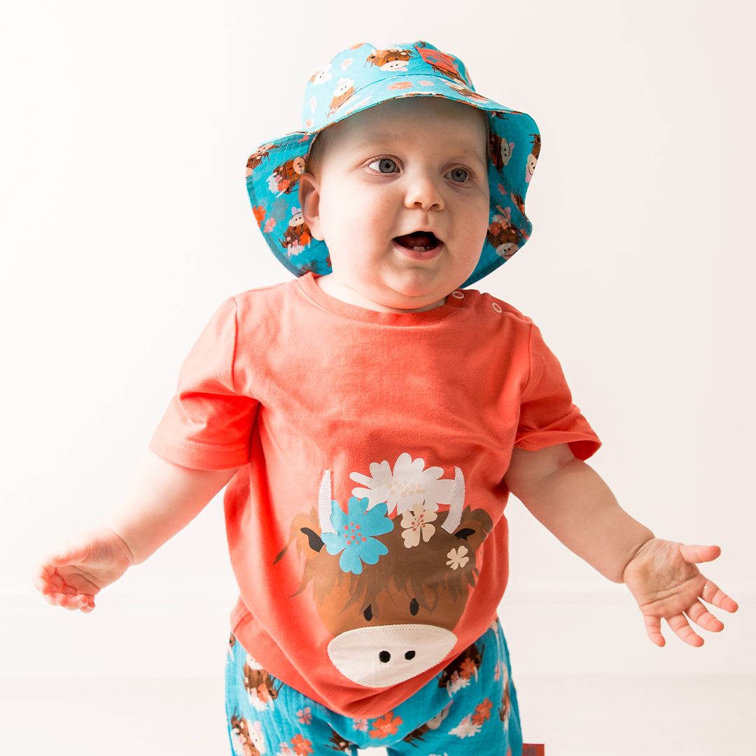 Bonnie Highland Cow Short Sleeve T-Shirt