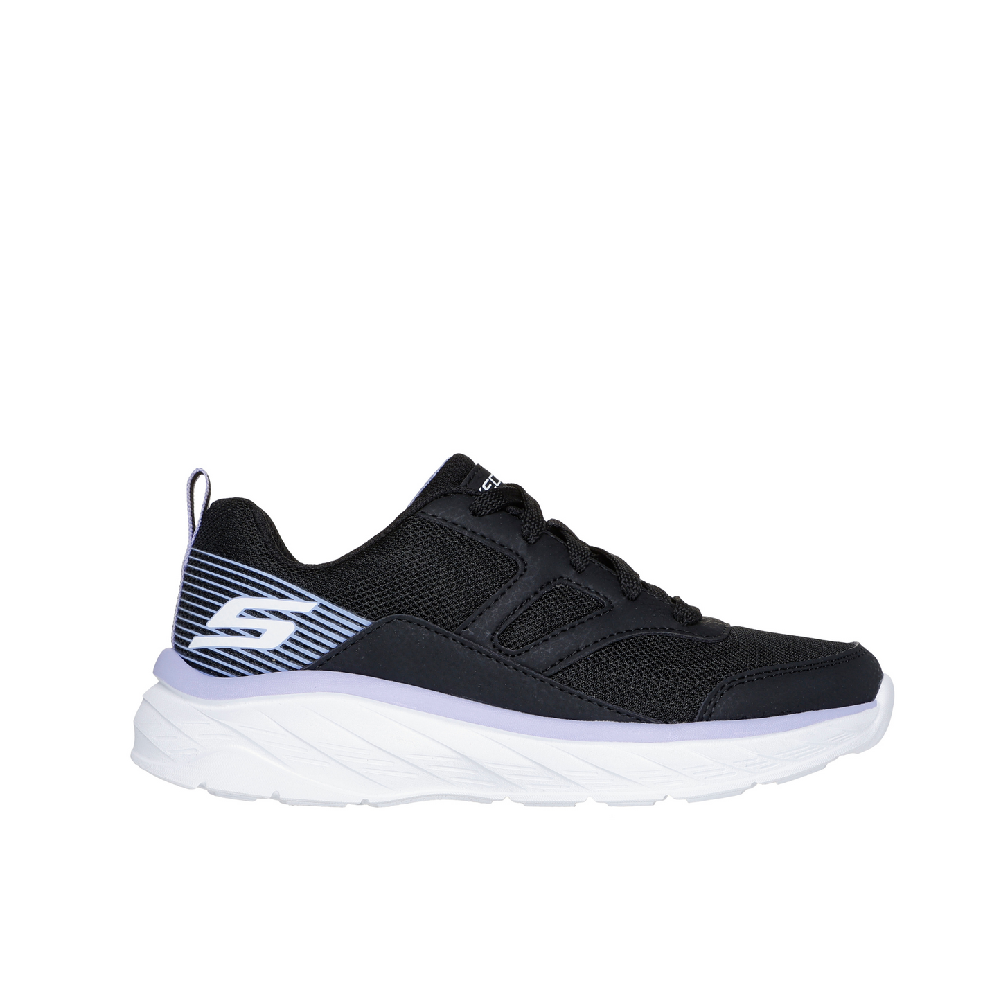Boundless Unmatched Speed Black Lavender Lace Up Trainer
