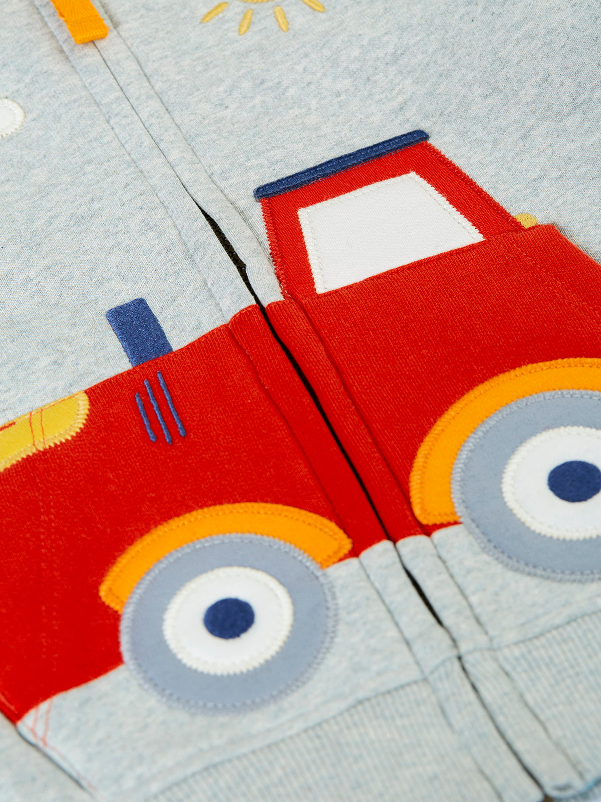 Carbis Grey Marl Tractor Hoodie