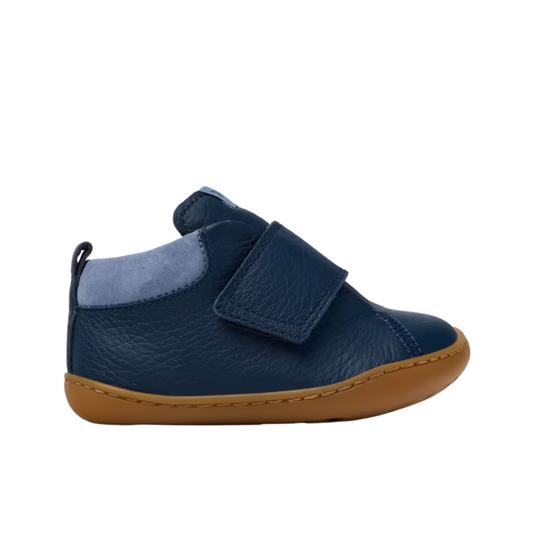 Peu Cami Blue Leather Casual First Walker Shoe