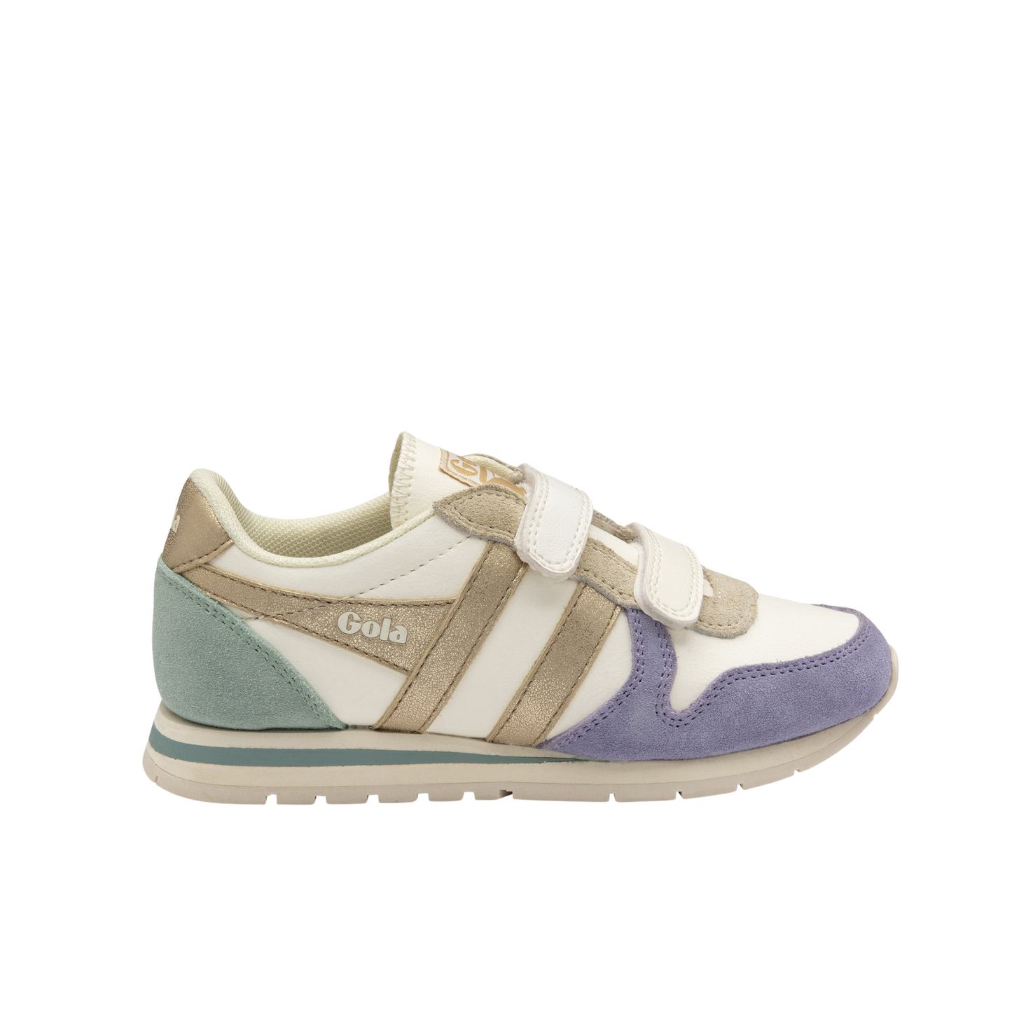 Daytona Quadrant Strap Off White/Lavender/Gold/Green Mist