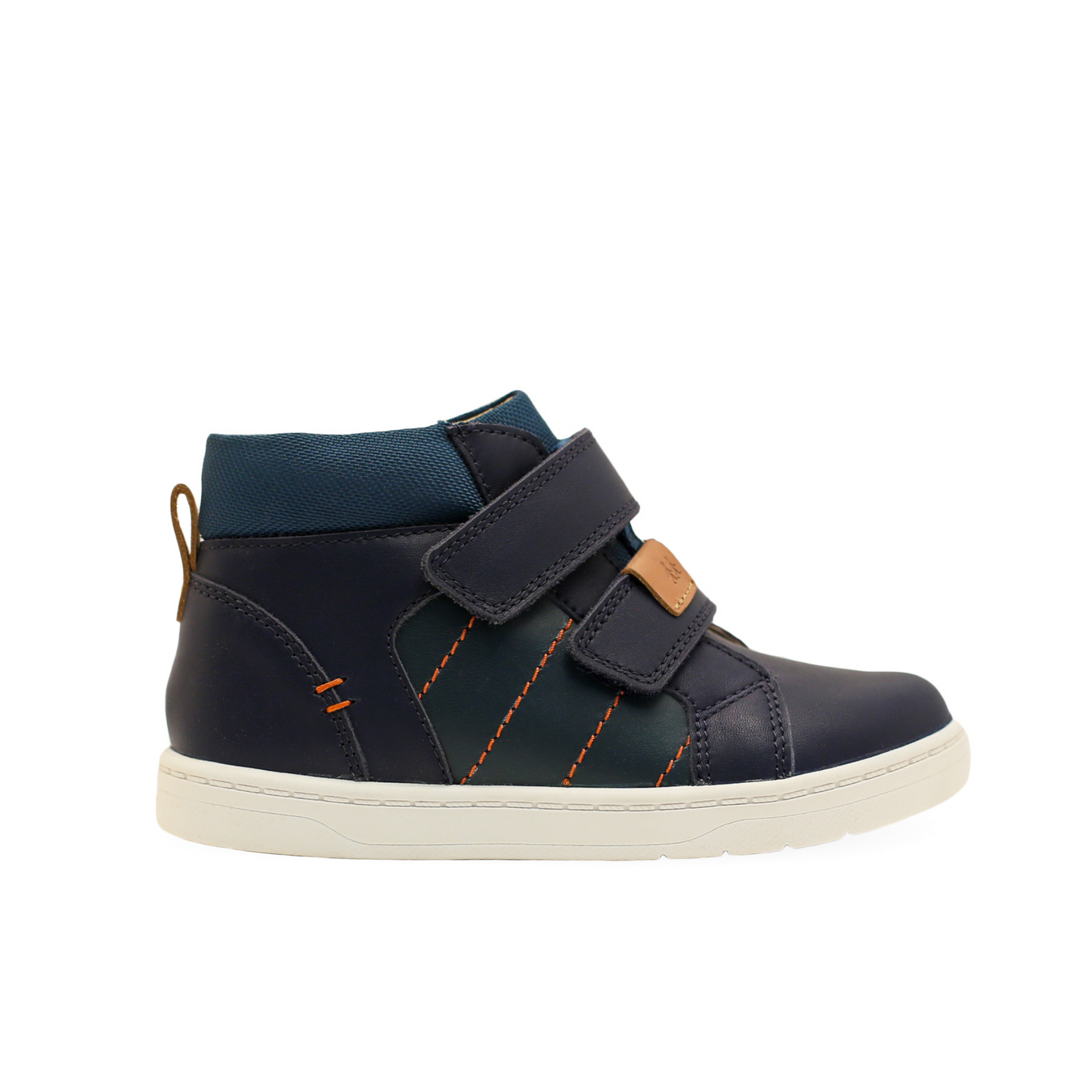 Discover Navy and Dark Green Leather Boot