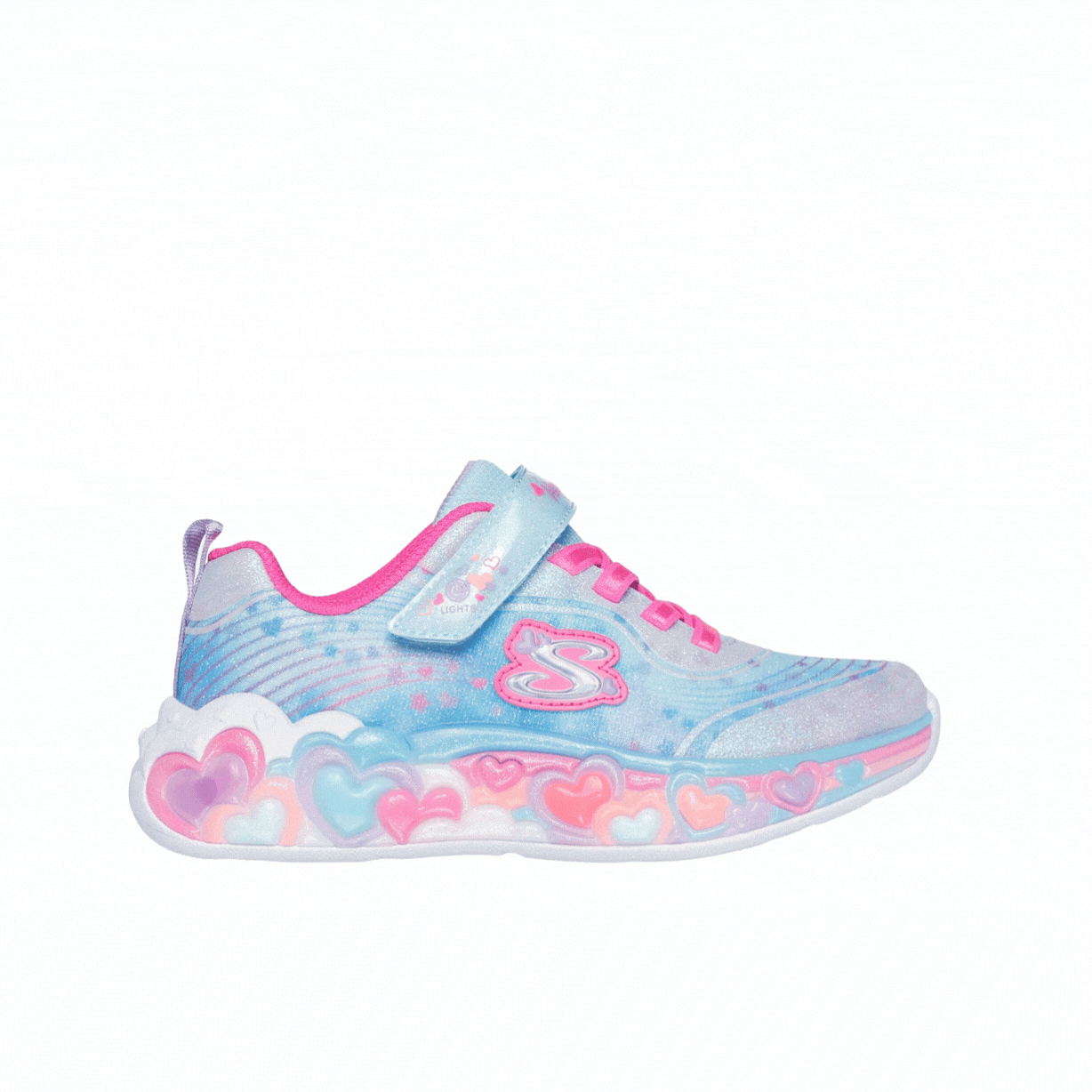 Eternal Heart Lights Light Blue Mint Trainer