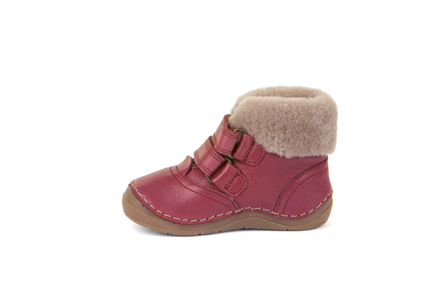 Paix Bordeaux Winter Furry First Walking Boot
