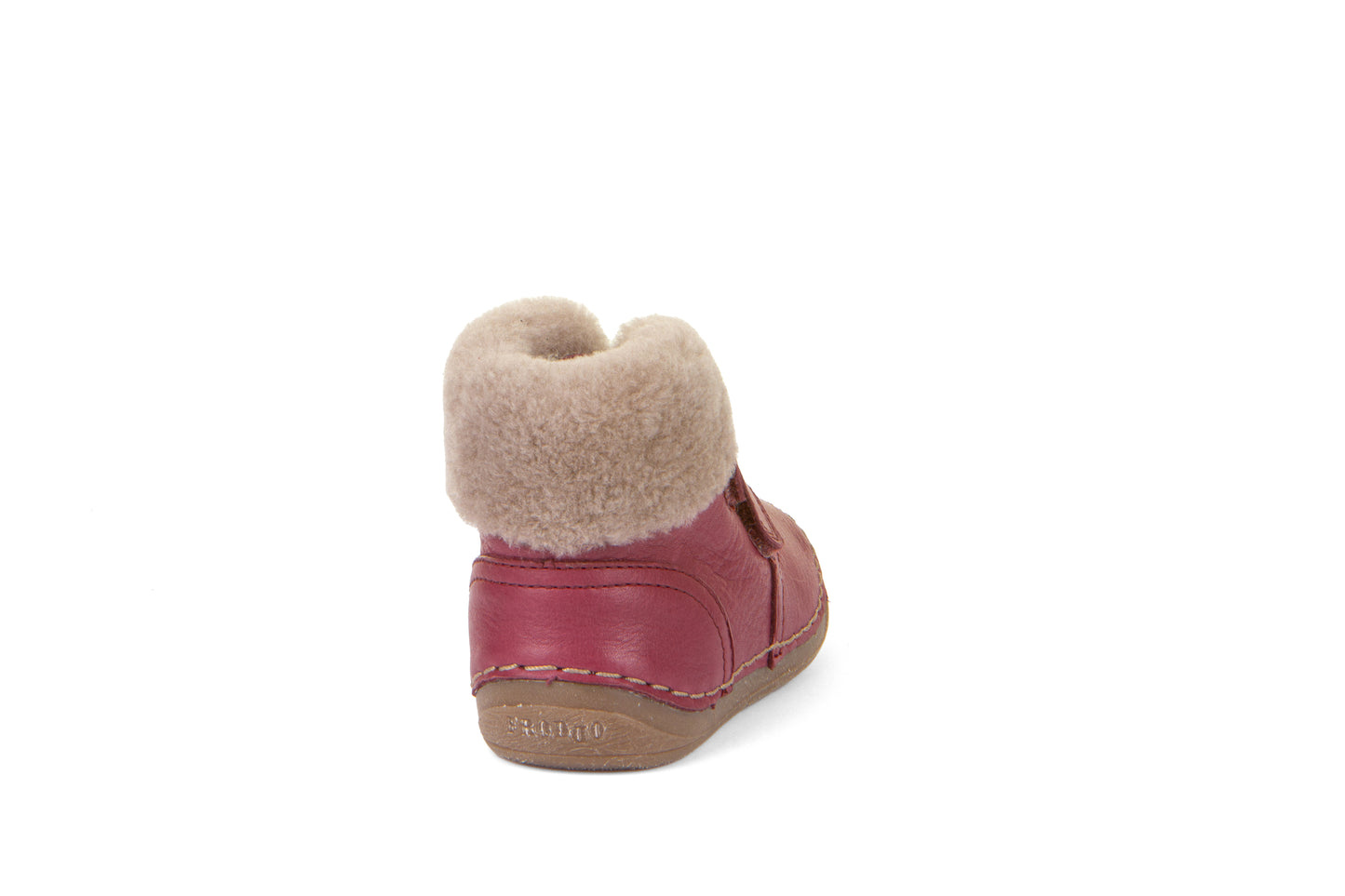 Paix Bordeaux Winter Furry First Walking Boot