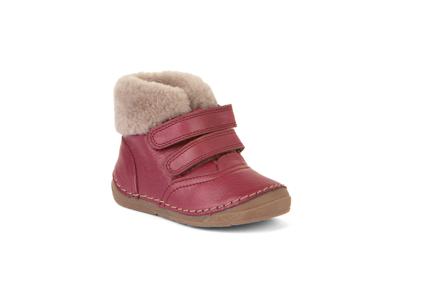 Paix Bordeaux Winter Furry First Walking Boot