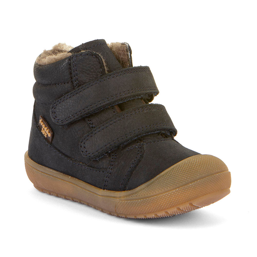 Ollie Wool Tex Waterproof Warm Lined Navy Leather First Walking Boot