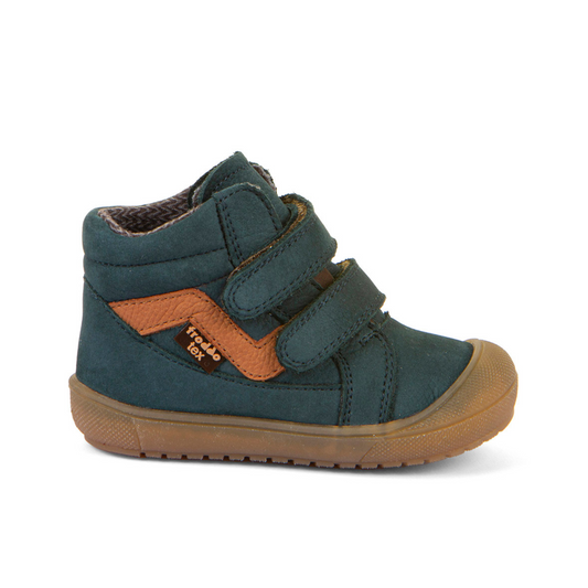 Ollie Tex Petrol Blue Nubuk Leather Waterproof First Walking Boot