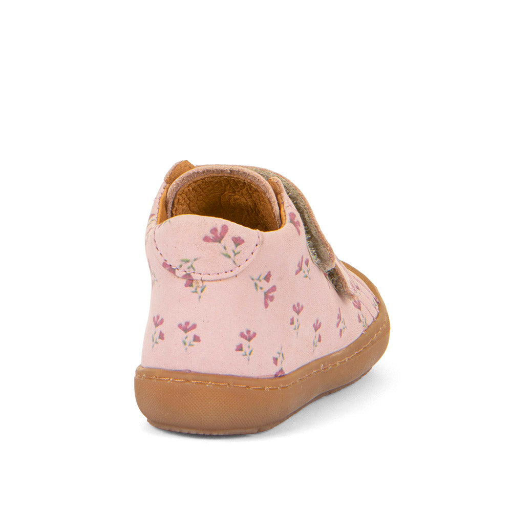 Ollie Pink Flowers First Walking Shoe