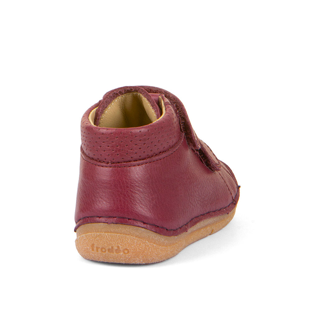 Paix Up Bordeaux Leather First Walking Boot