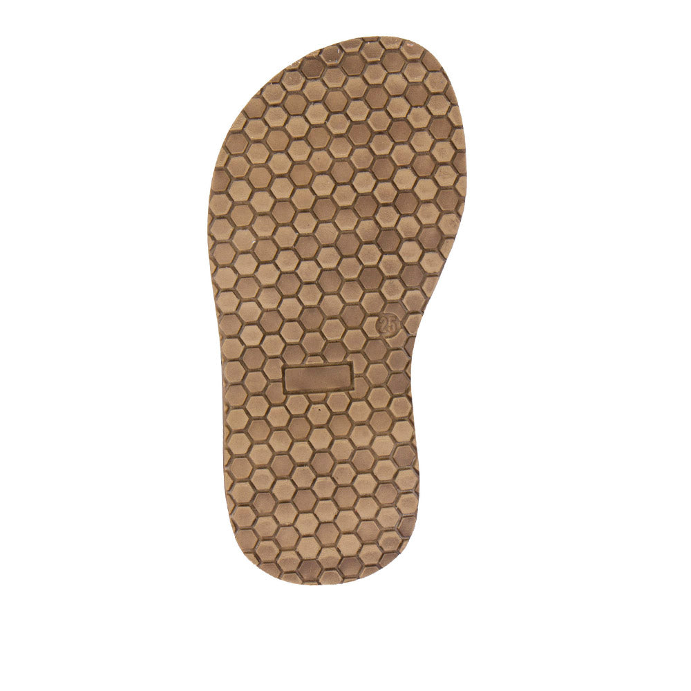 Daros Cognac Leather Closed Toe Fisherman Sandal