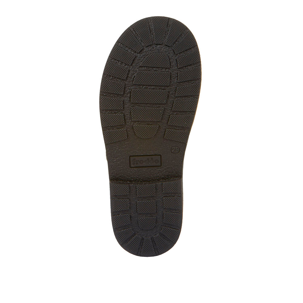 Chelys Black Patent Leather Chelsea Boot