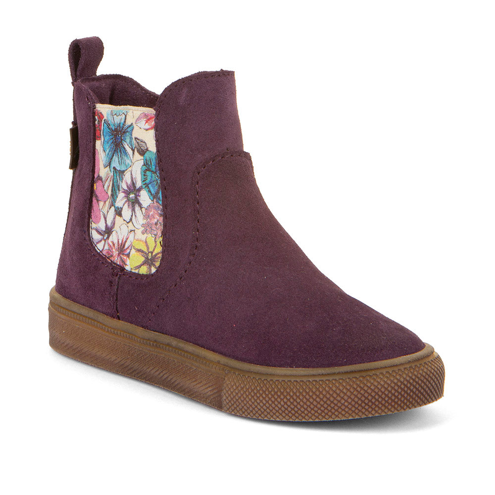 Tomy Tex Waterproof Nubuck Zipped Purple Jodhpur Boot