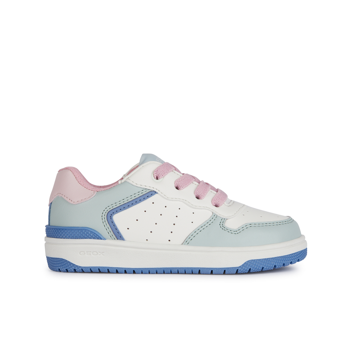 Washiba Casual Sneaker Shoe White/Ice Blue/Pink