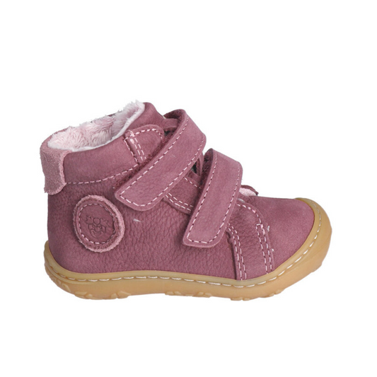 Gedo Warm Lined Plum Nubuk Leather Boot