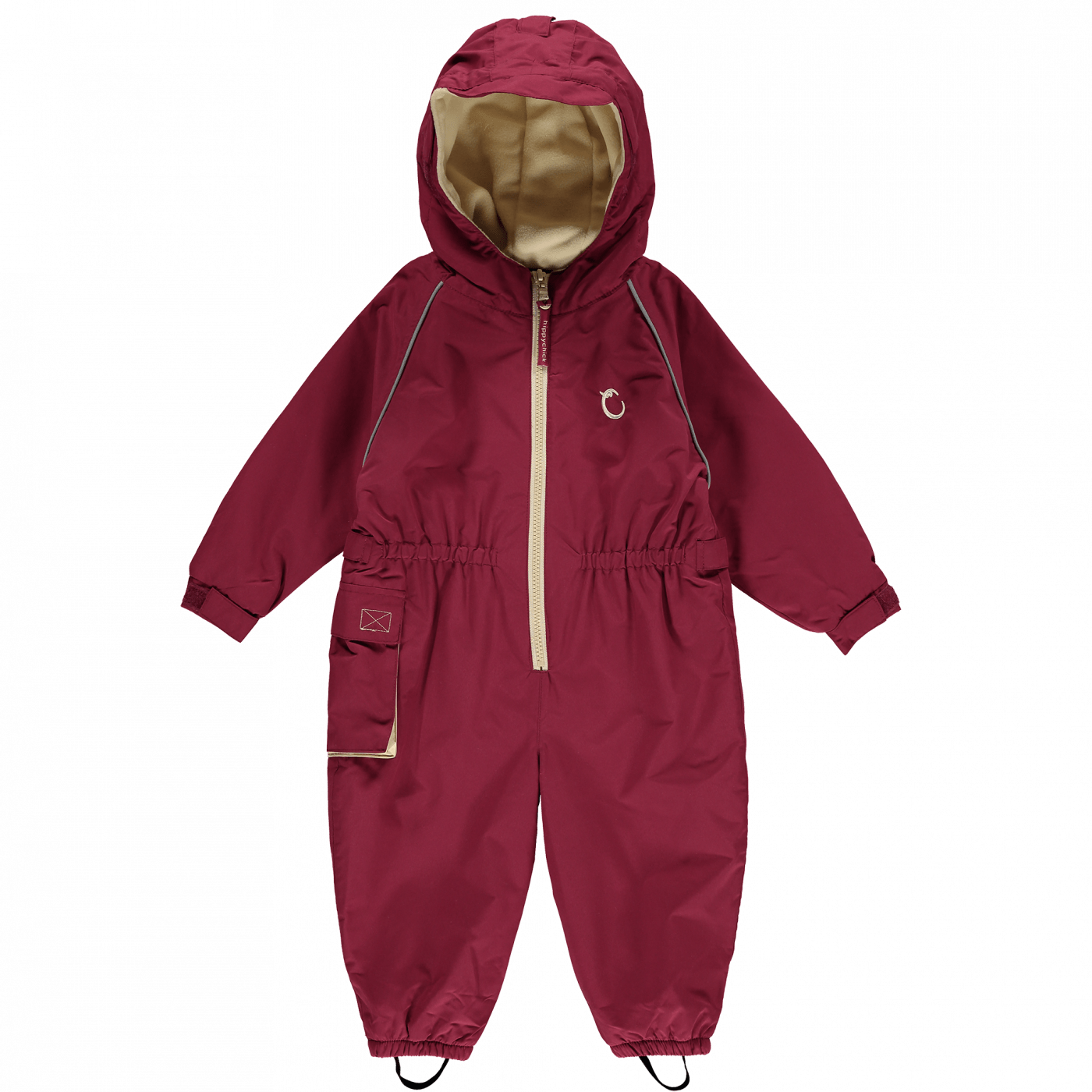 Hippychick Raspberry All In One Fleece lined Puddle Suit To Boot