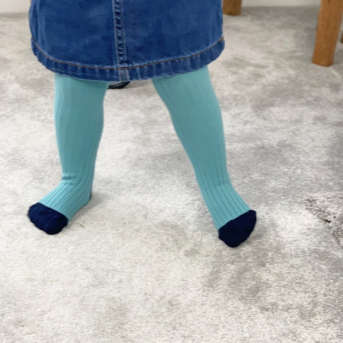 Aqua Baby And Toddler Non Slip Super Soft Ribbed Tights