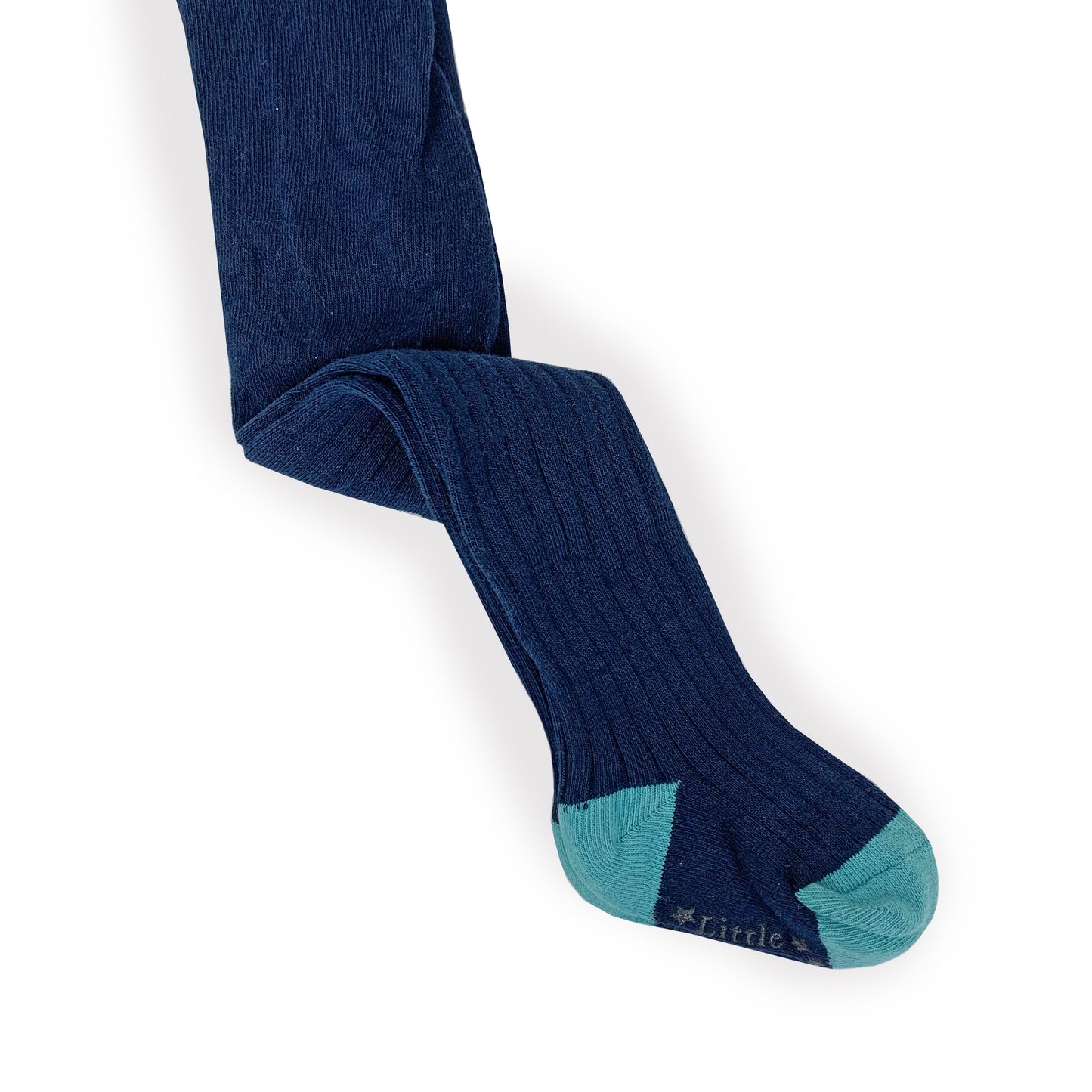 Navy Baby And Toddler Non Slip Super Soft Ribbed Tights