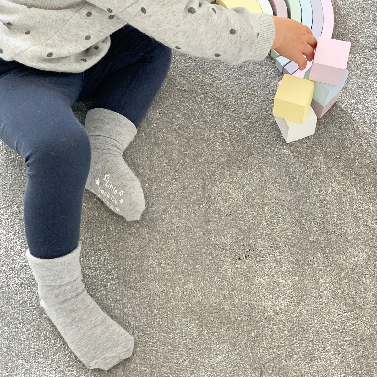 Grey Sky Original Non Slip Stay On Socks