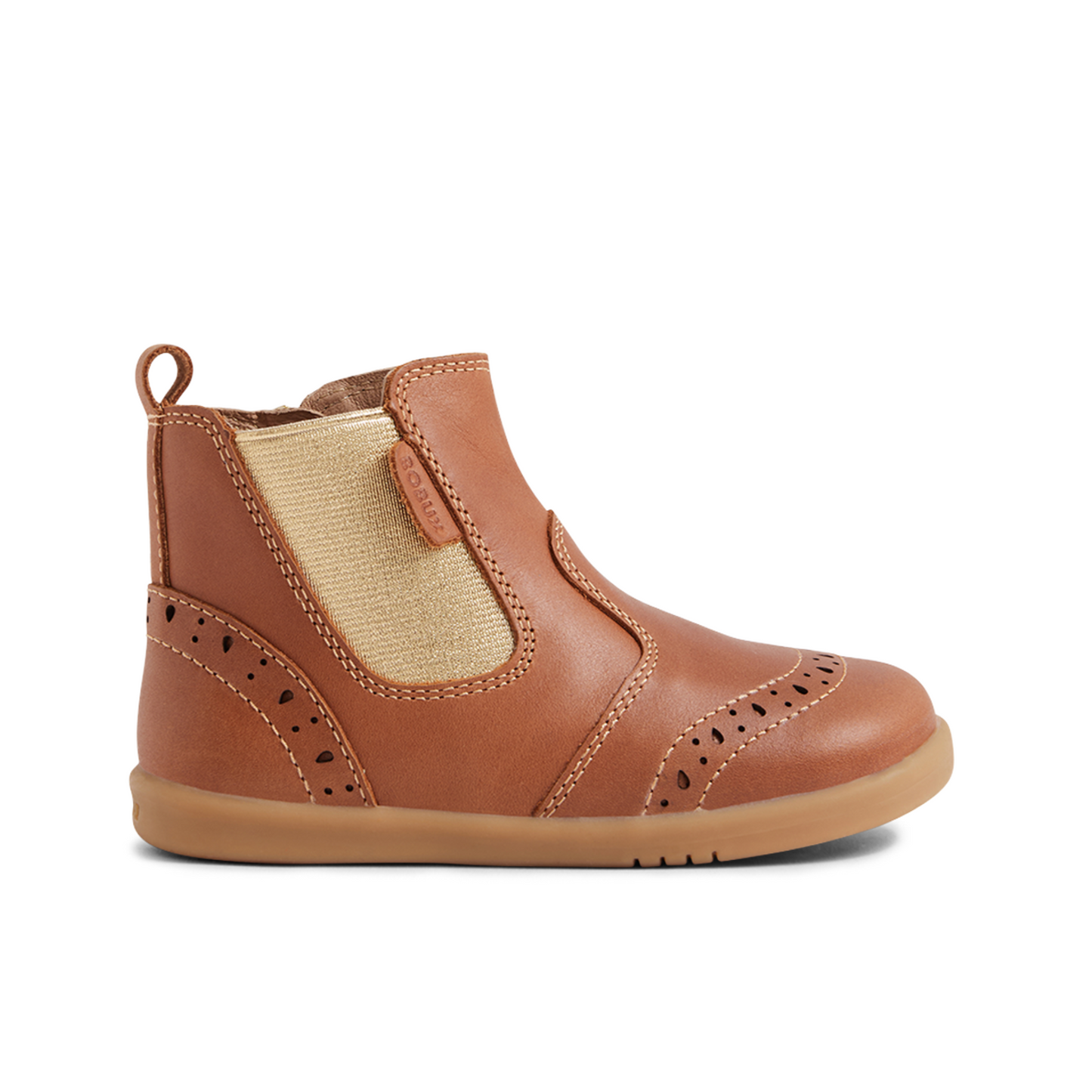 IW Billie Caramel Leather Brogued Jodhpur Boot