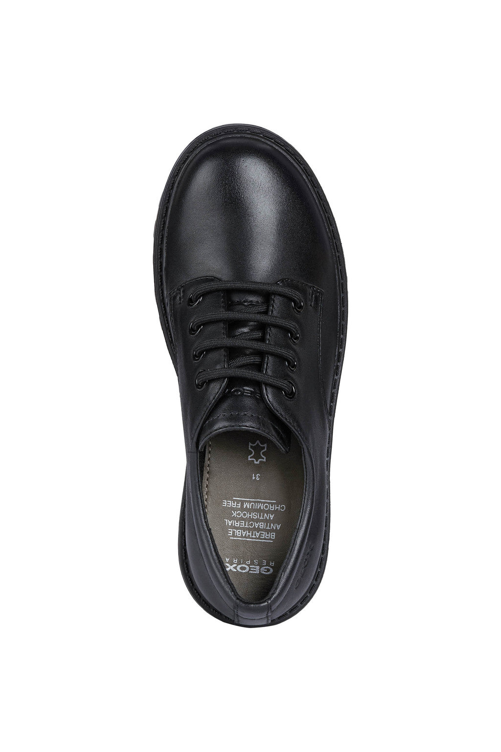 Casey Lace-Up Girl's School Shoe