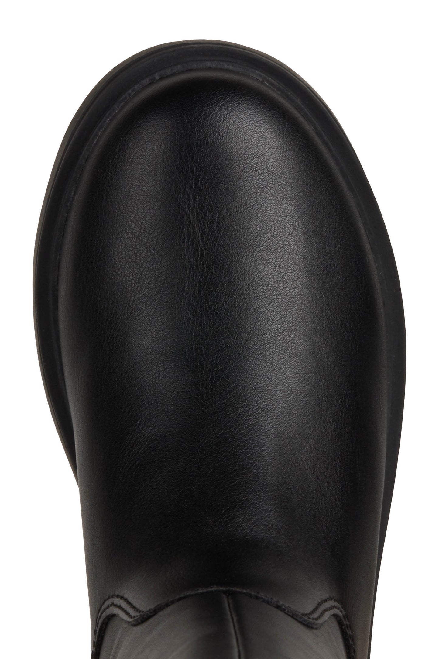 Eclair Long Black Zipped Boot