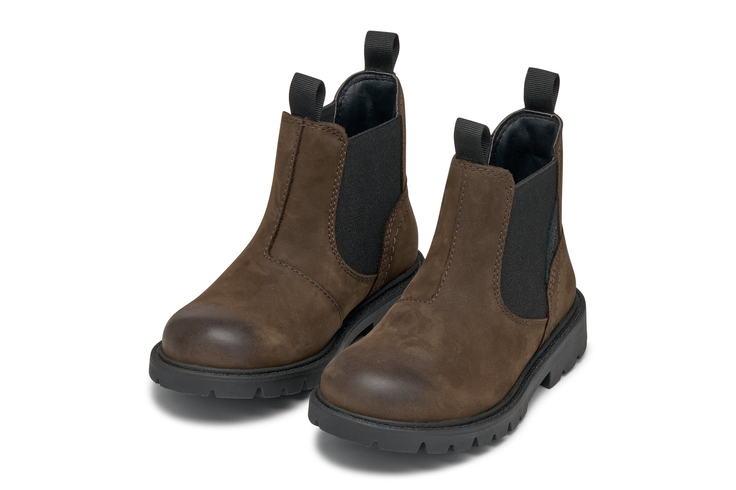 Shaylax Coffee Brown Leather Ankle Boot