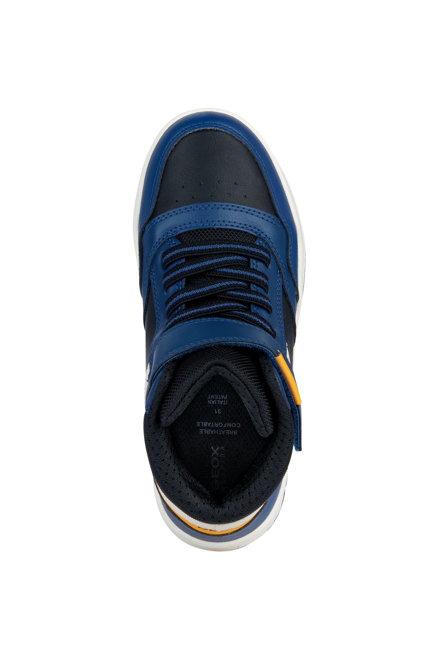 Perth Blue/Yellow Boy's High Top