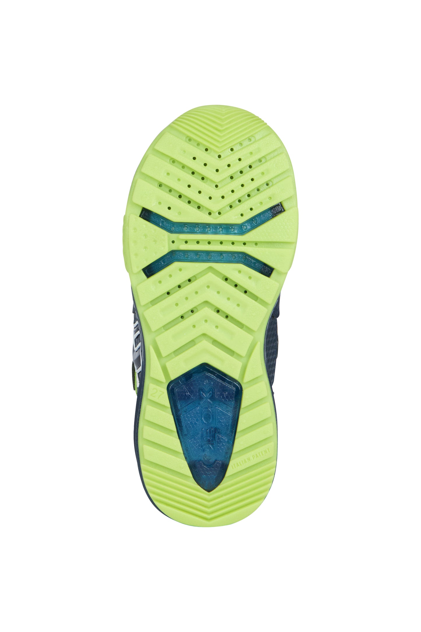 Bayonyc Navy Lime Light Up Trainer