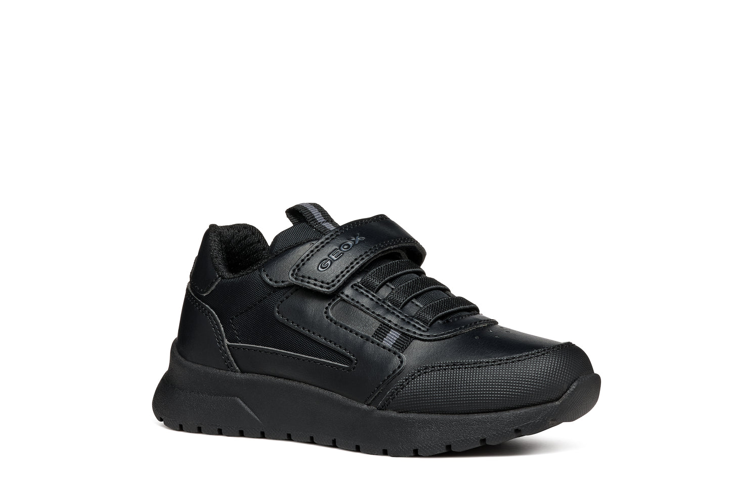 Briezee Black Boys School Shoe