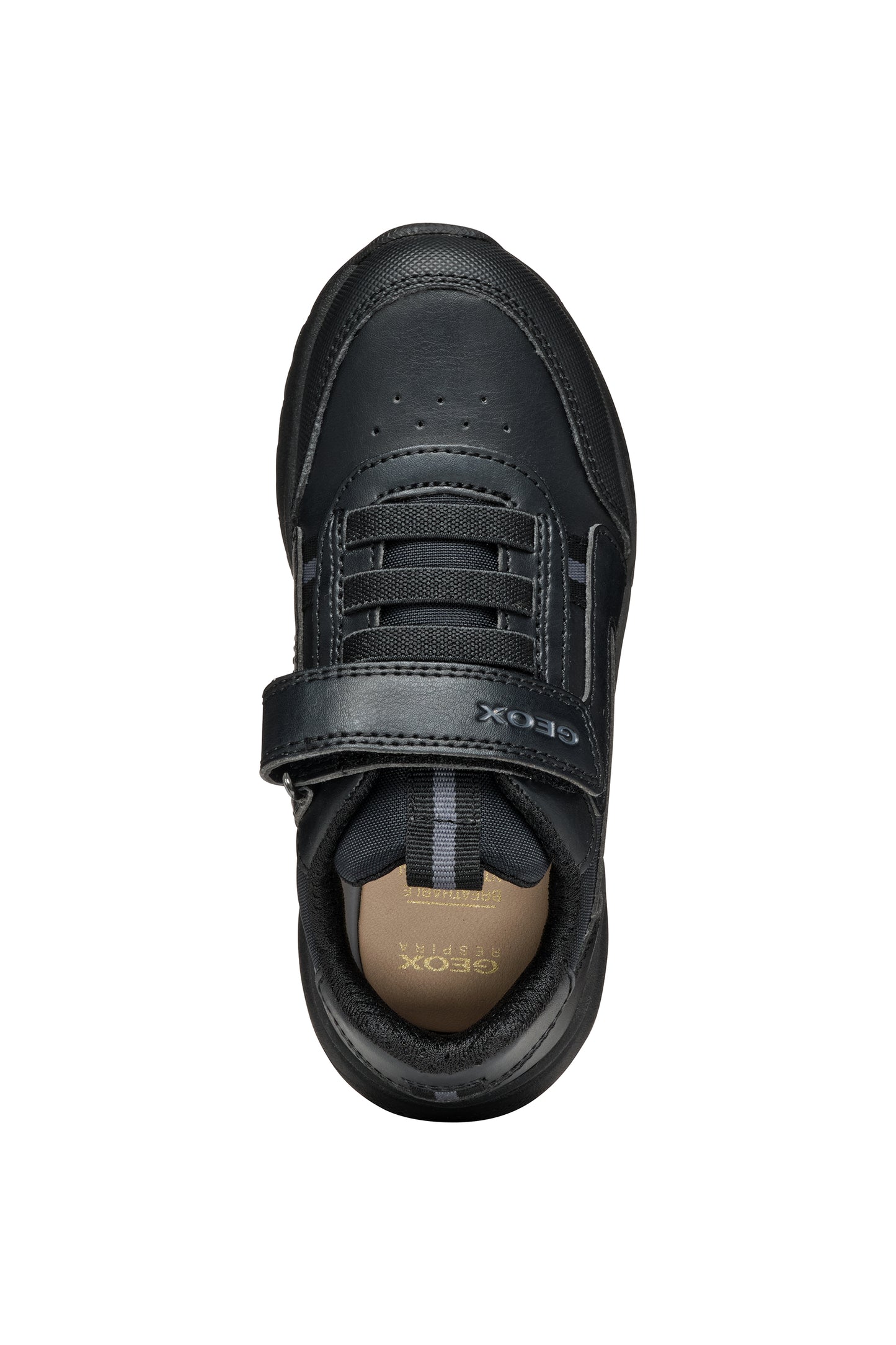 Briezee Black Boys School Shoe