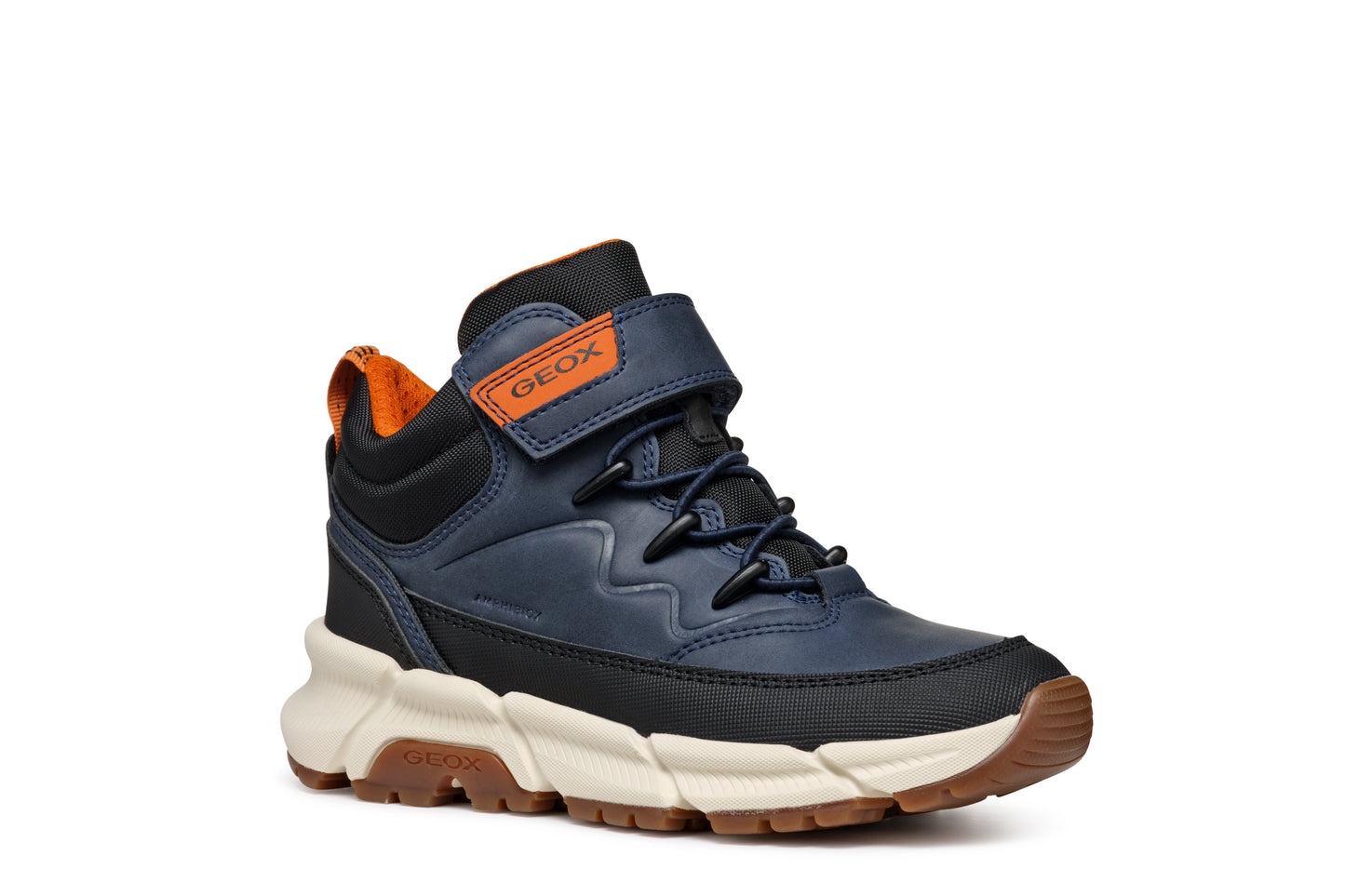 Flexyper Plus ABX Waterproof Navy/Black Leather High-top Boot