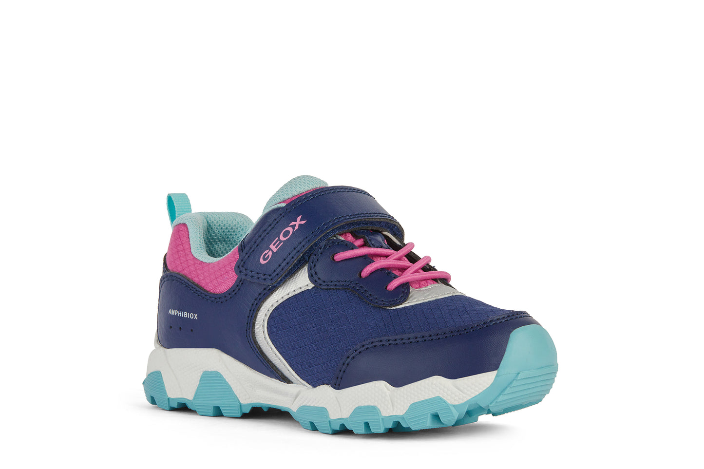 Magnetar Girl ABX Navy/Fuchsia Waterproof Trainer
