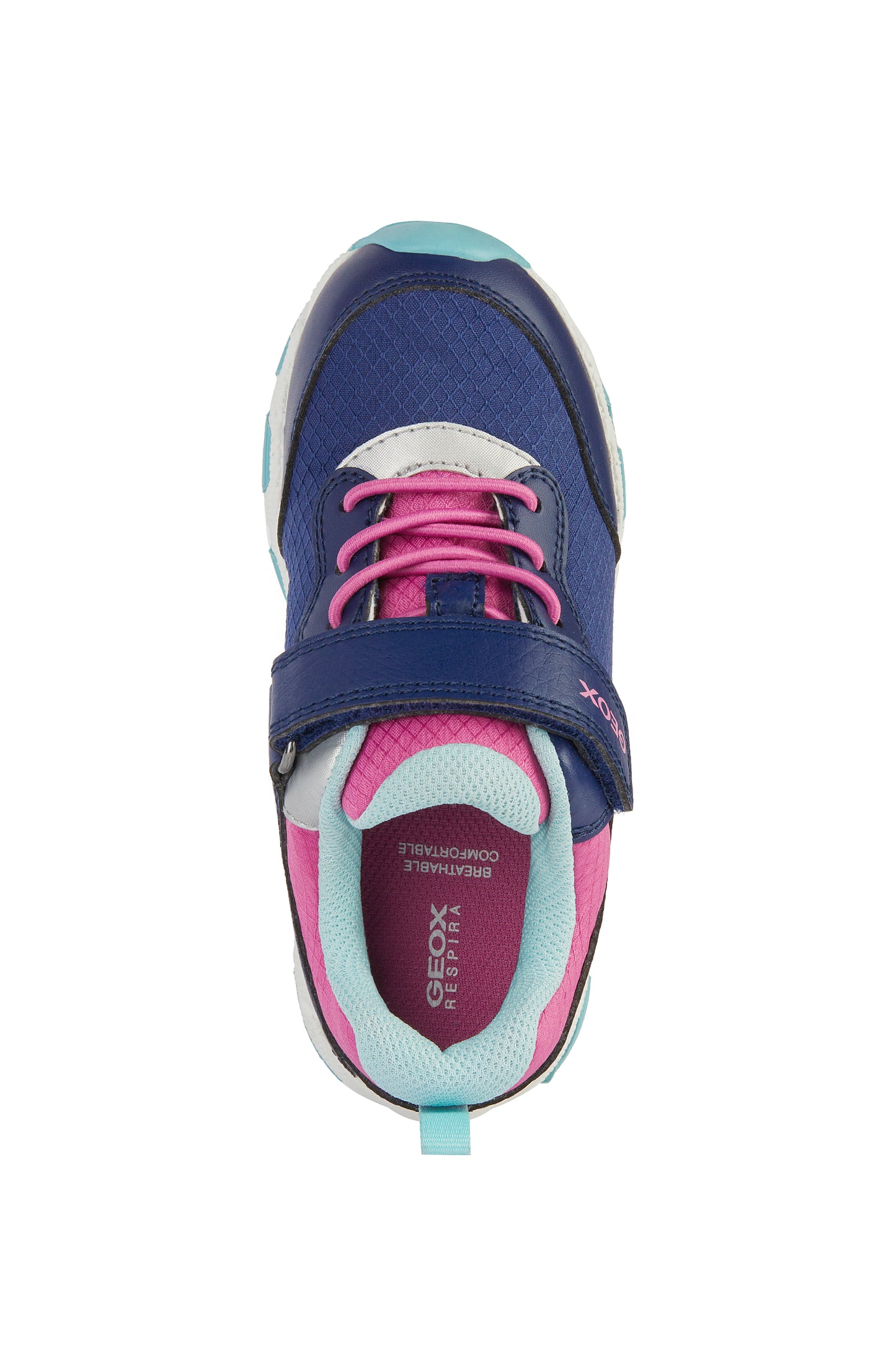 Magnetar Girl ABX Navy/Fuchsia Waterproof Trainer