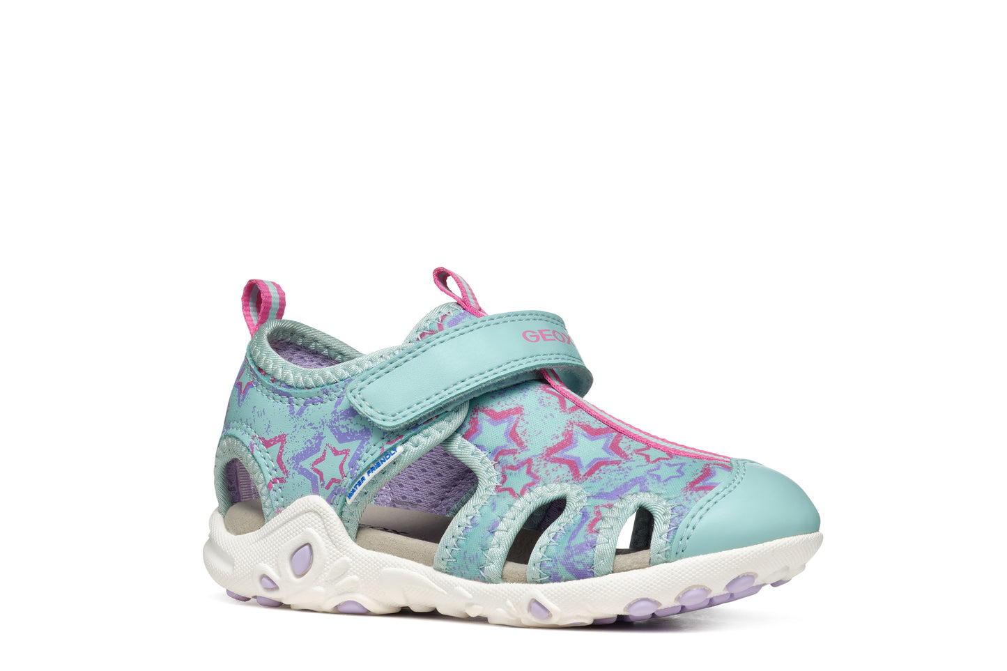 Whinberry Girls Water Friendly Sandal Aqua/Lilac