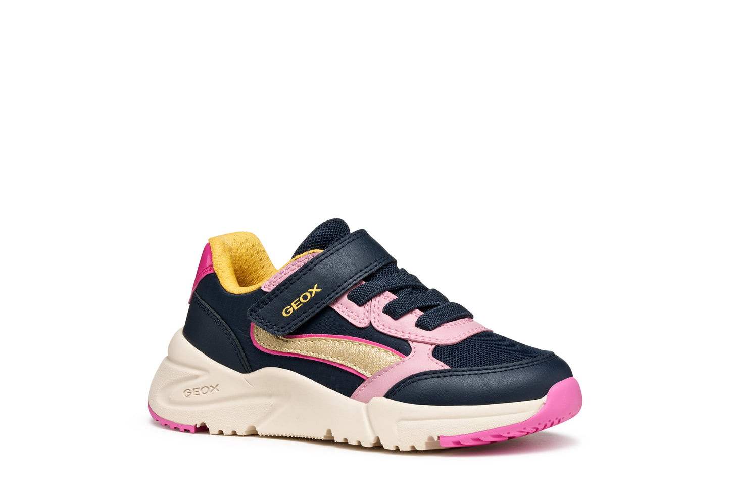 Loftus Girls Navy and Light Rose Trainer