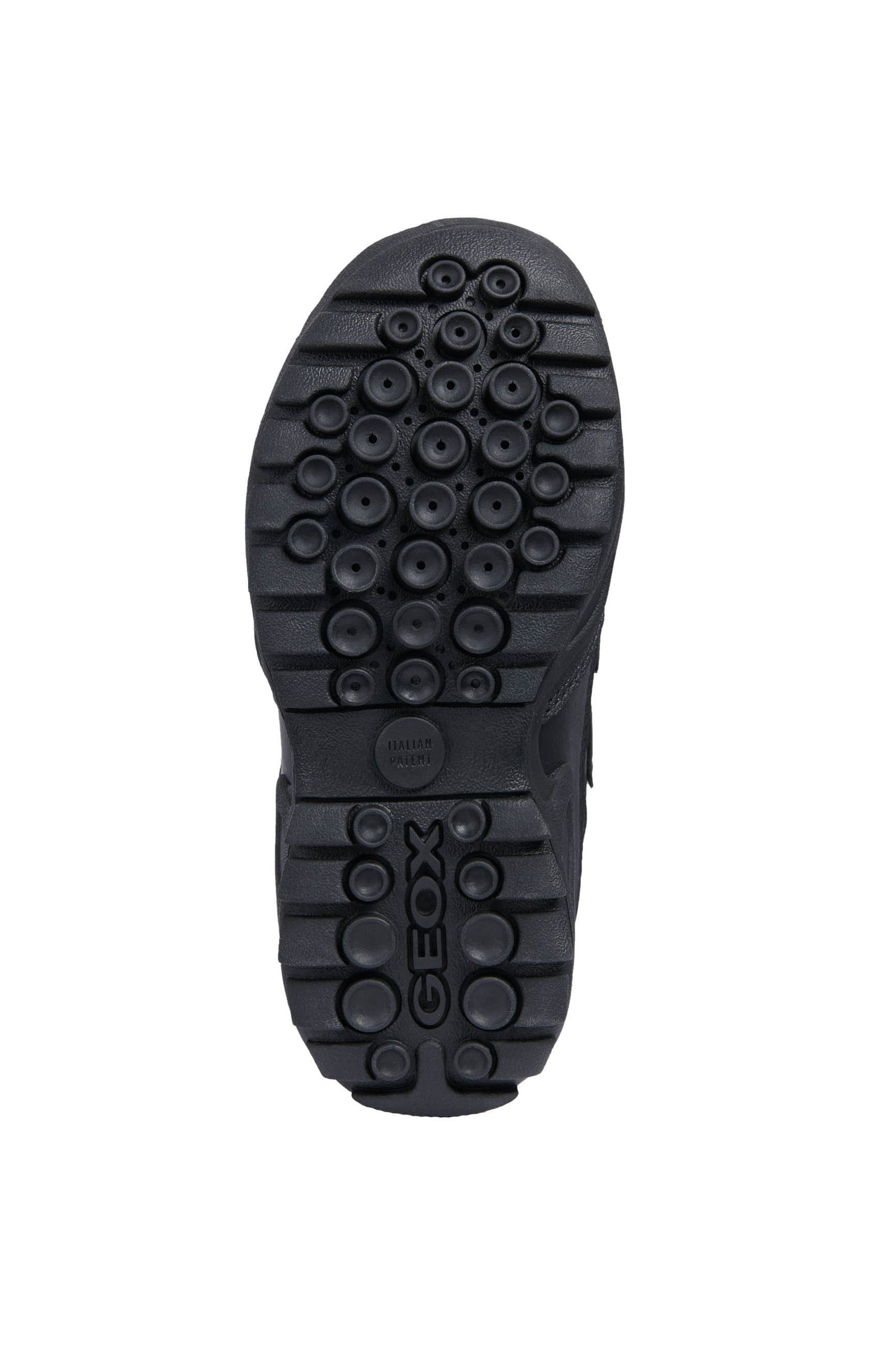 Buller Black Leather Boys School Shoe
