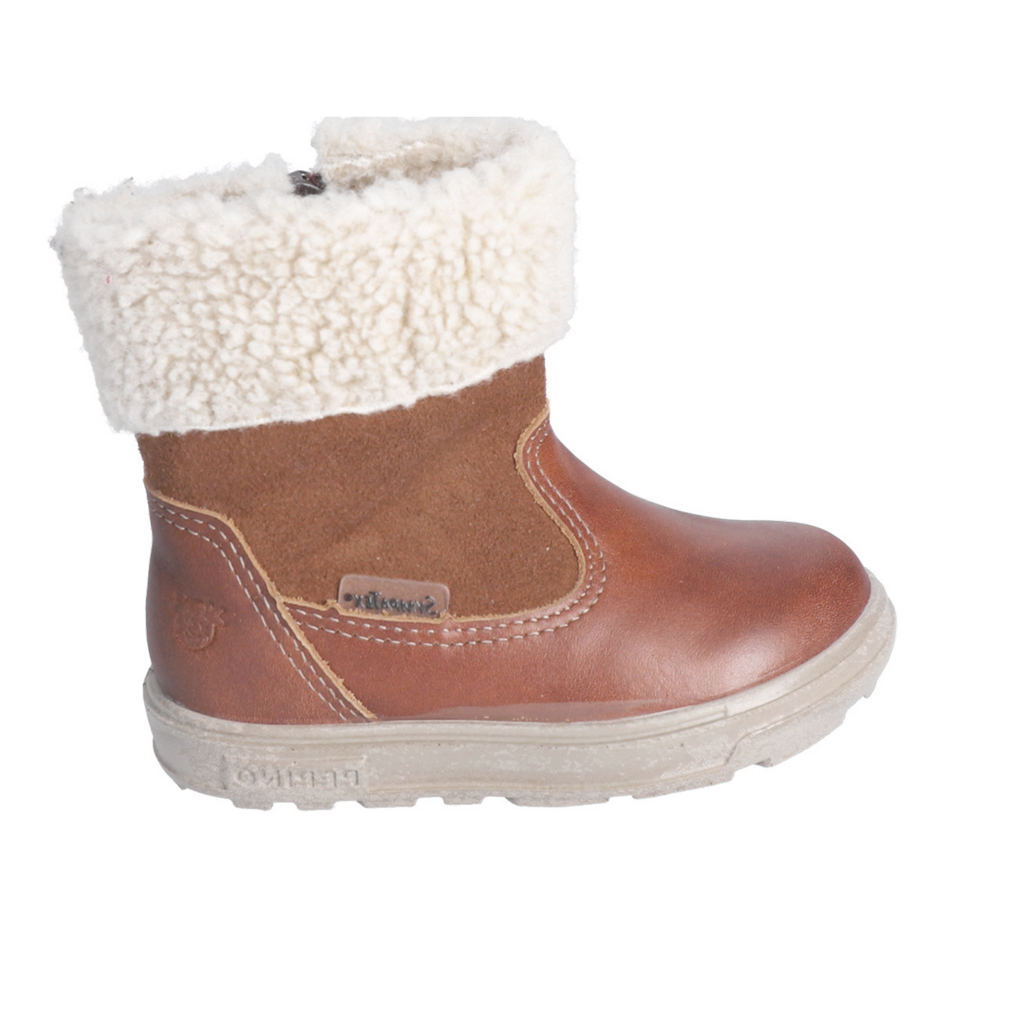 Jiminy Waterproof And Warm Lined Leather Boot in Nougat Tan