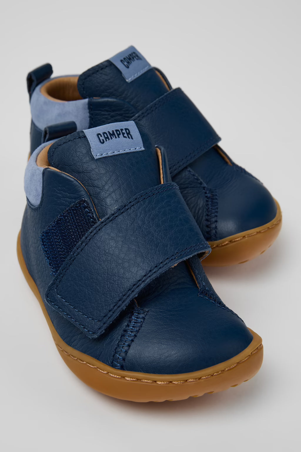 Peu Cami Blue Leather Casual First Walker Shoe