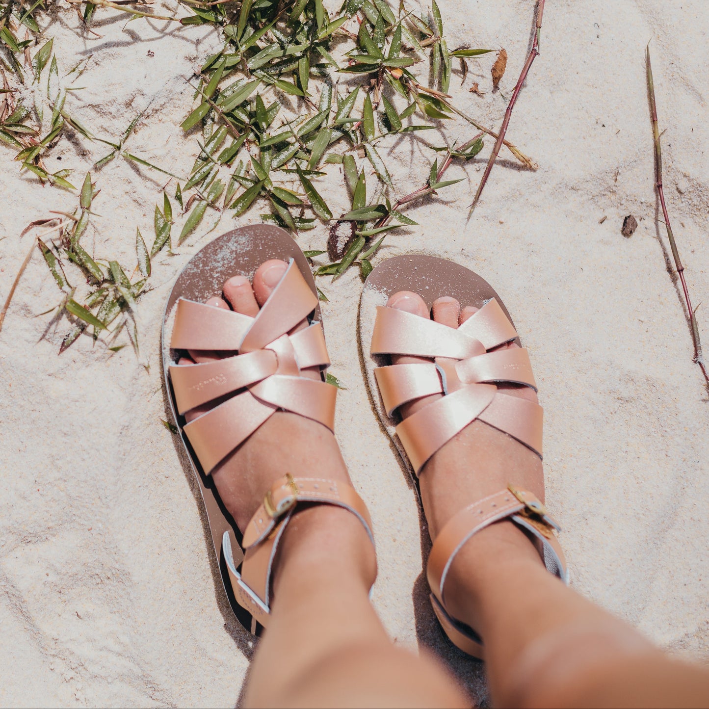 Swimmer Kids Rose Gold Sandal